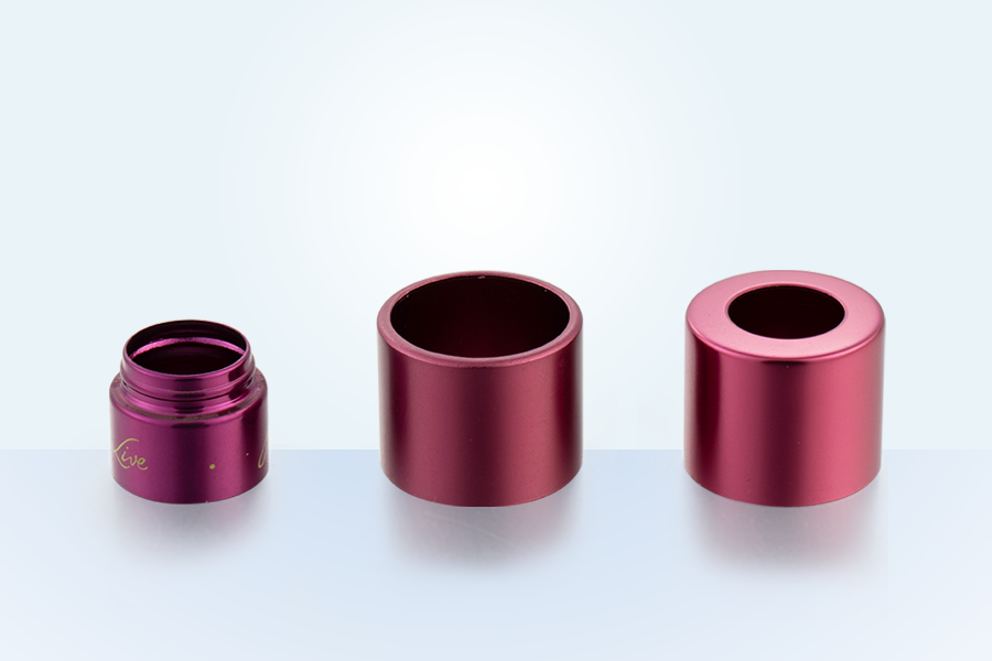 Mit Arc Aluminium Circle Cosmetic Packaging Accessoire