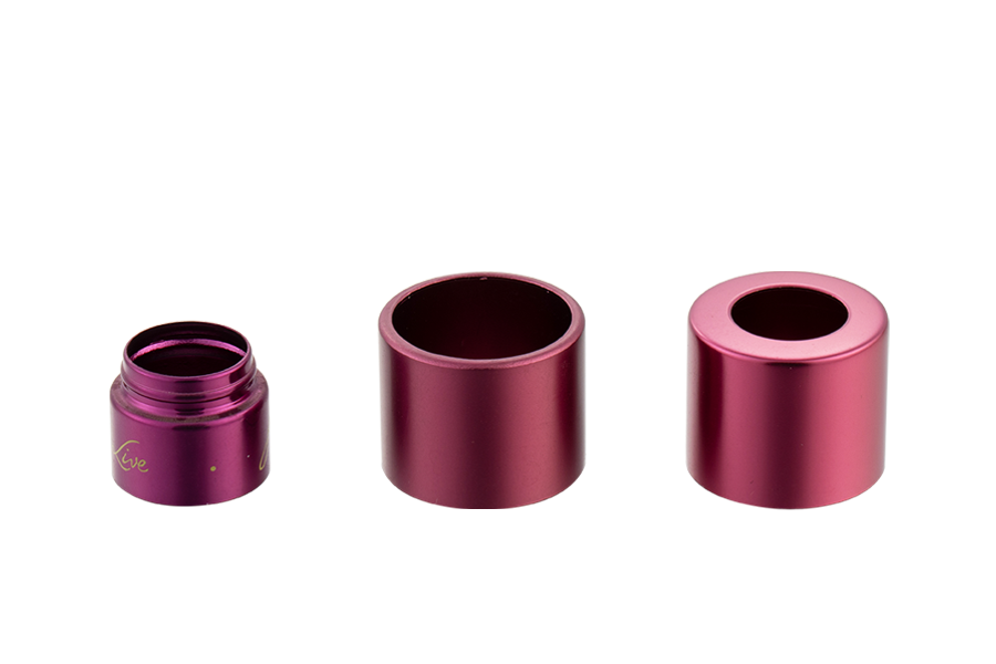 Mit Arc Aluminium Circle Cosmetic Packaging Accessoire